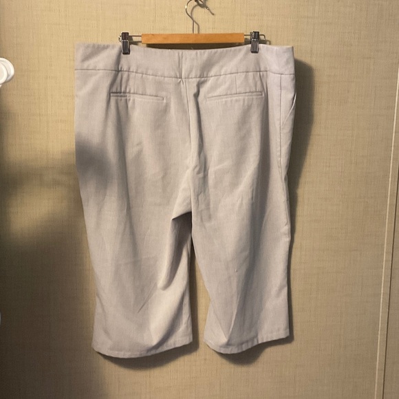 Mossimo Supply Co. Light Gray Capris - Picture 2 of 5
